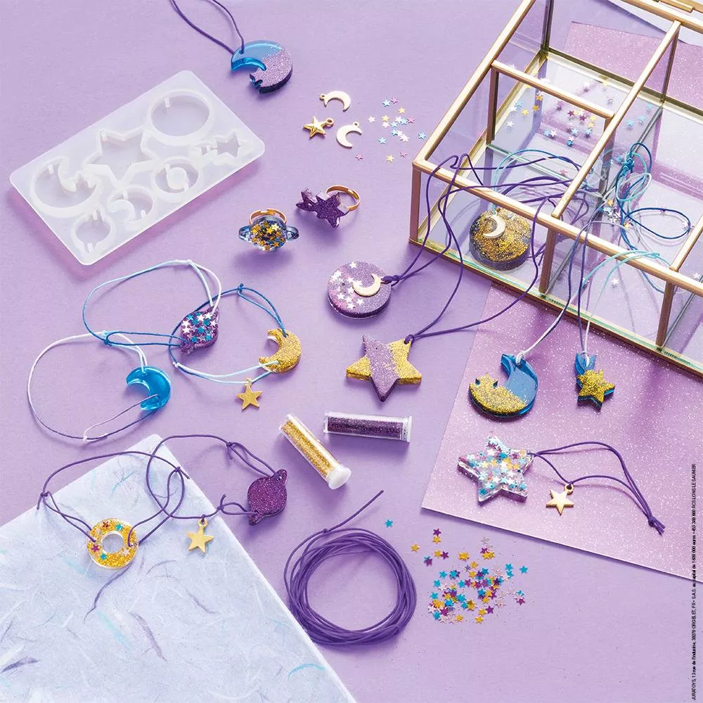 14 Bijoux Résine Galaxy à Créer – Janod – Image 5